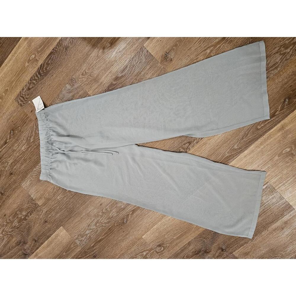 Nwt Open Edit Light Green Coverup Sheer Pants XS